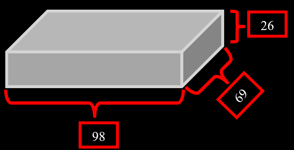 abrasive sanding block size